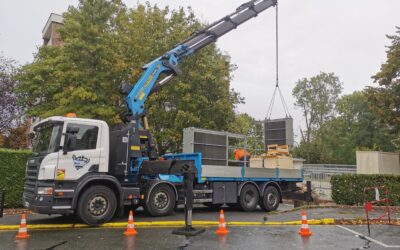 Livraison des échangeurs thermiques de la Résidence Talma